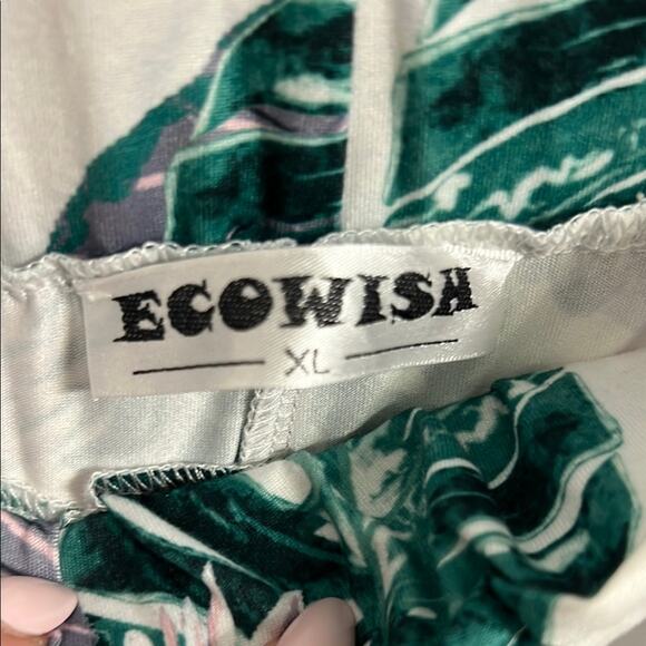 Wish Tropical Print Wide Leg Pants | Size XL - Picture 4 of 7